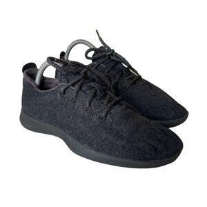 Allbirds Mens Black Merino Wool Runner Sneakers Size 10